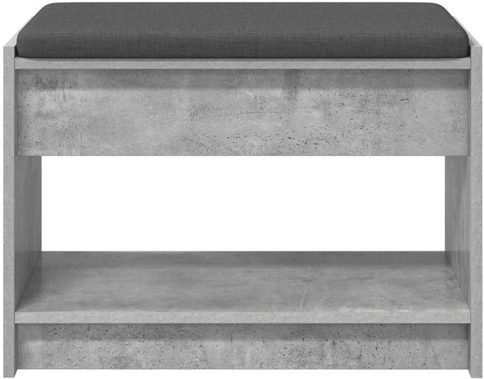 Koridoriaus suolas Betono Pilka 63 x 38 x 45 cm