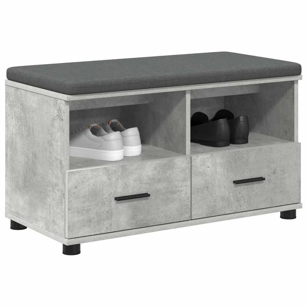 Koridoriaus suolas Betono Pilka 80 x 38 x 46 cm