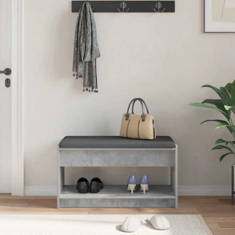 Koridoriaus suolas Betono Pilka 83 x 38 x 45 cm