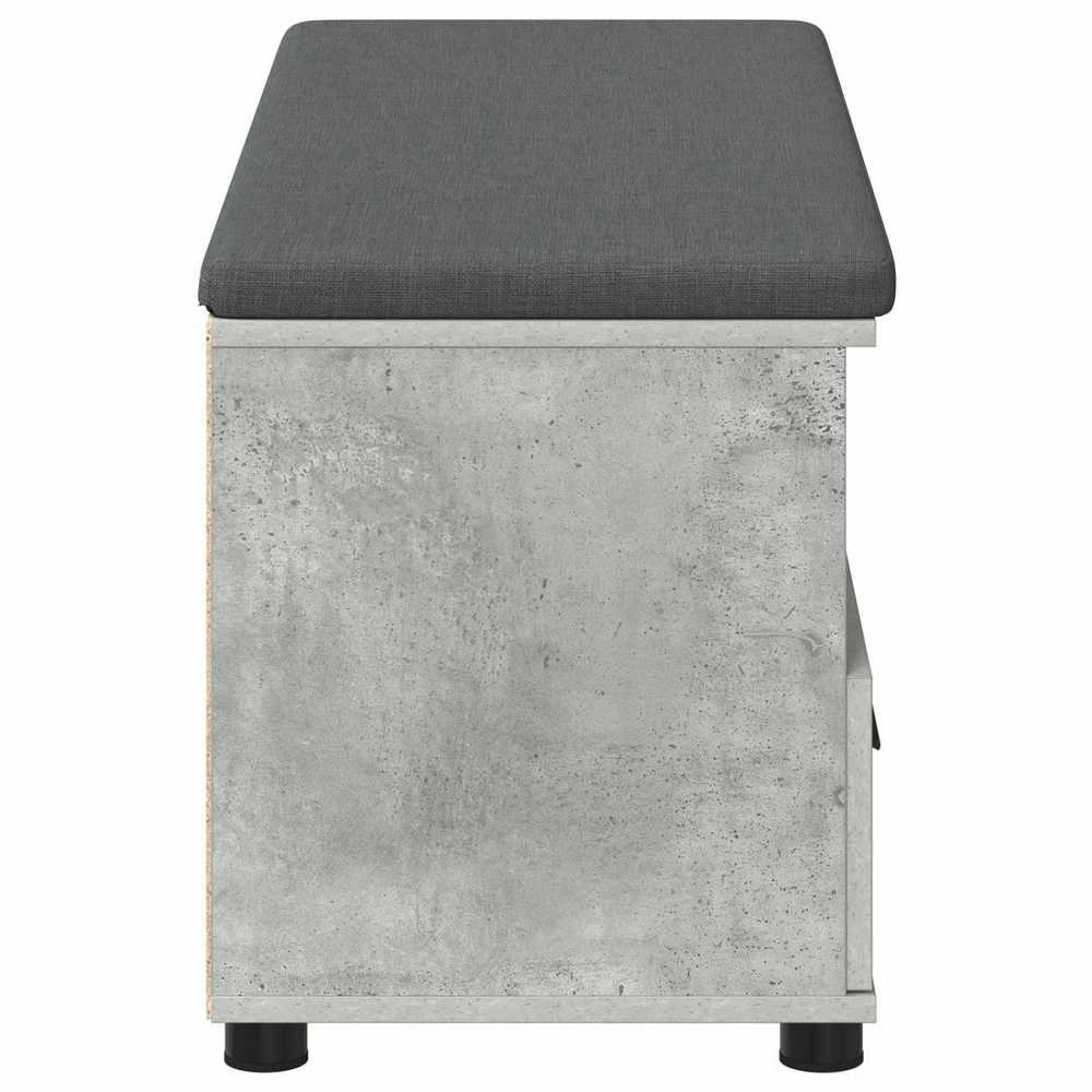 Koridoriaus suolas Betono Pilka 100 x 38 x 46 cm