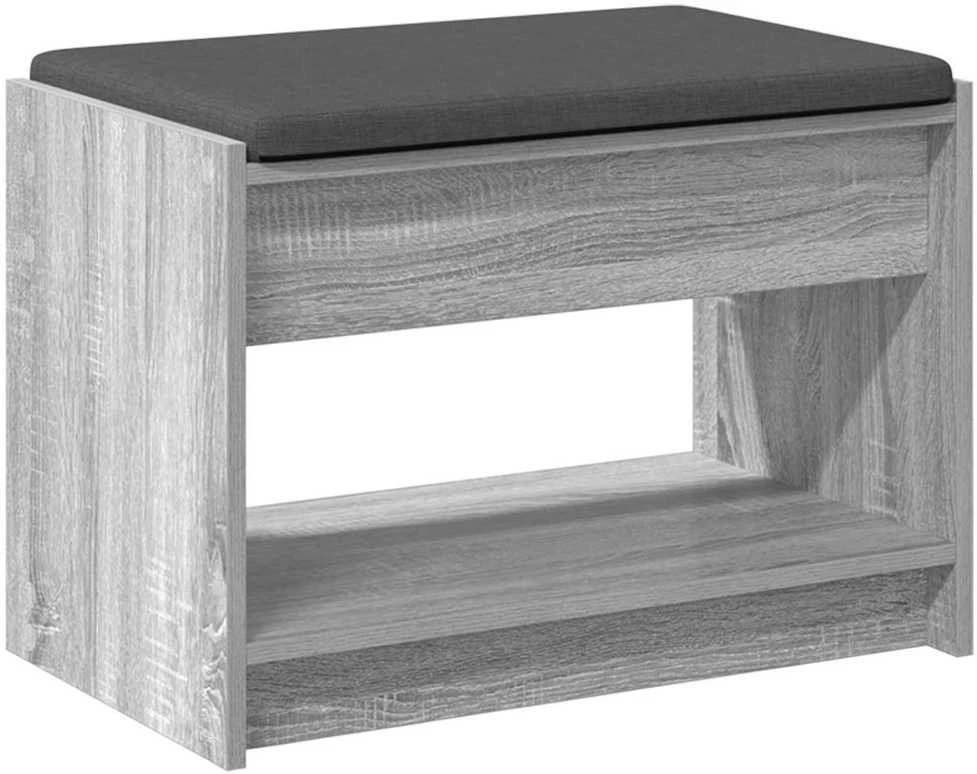 Koridoriaus suolas Pilka Sonoma 63 x 38 x 45 cm