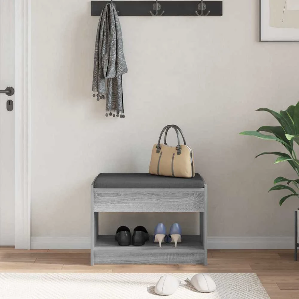 Koridoriaus suolas Pilka Sonoma 63 x 38 x 45 cm