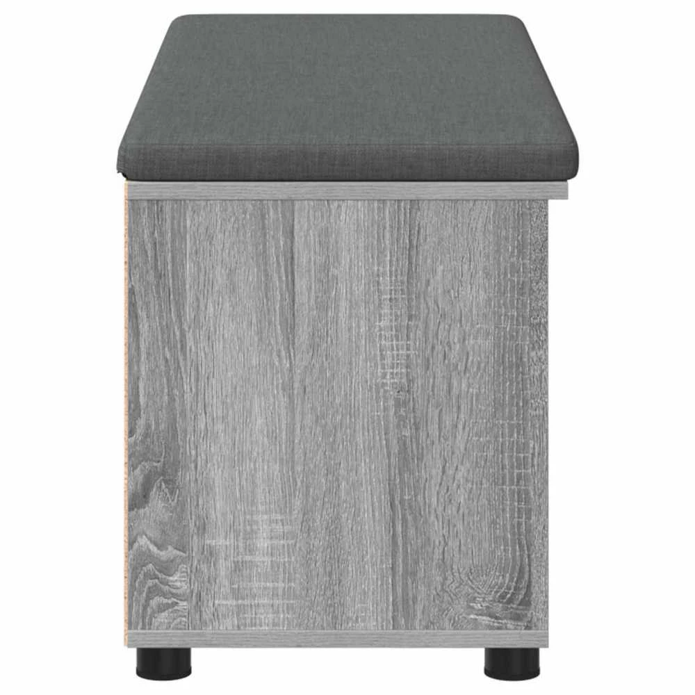 Koridoriaus suolas su pagalve Pilka Sonoma 100 x 38 x 46 cm