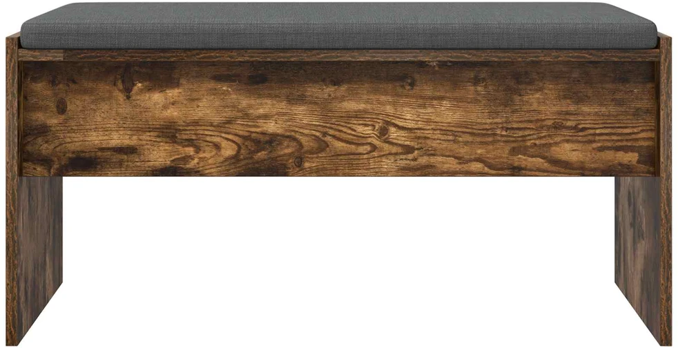 Koridoriaus suolas su pagalve Rūkyta ąžuolas 83 x 38 x 40 cm