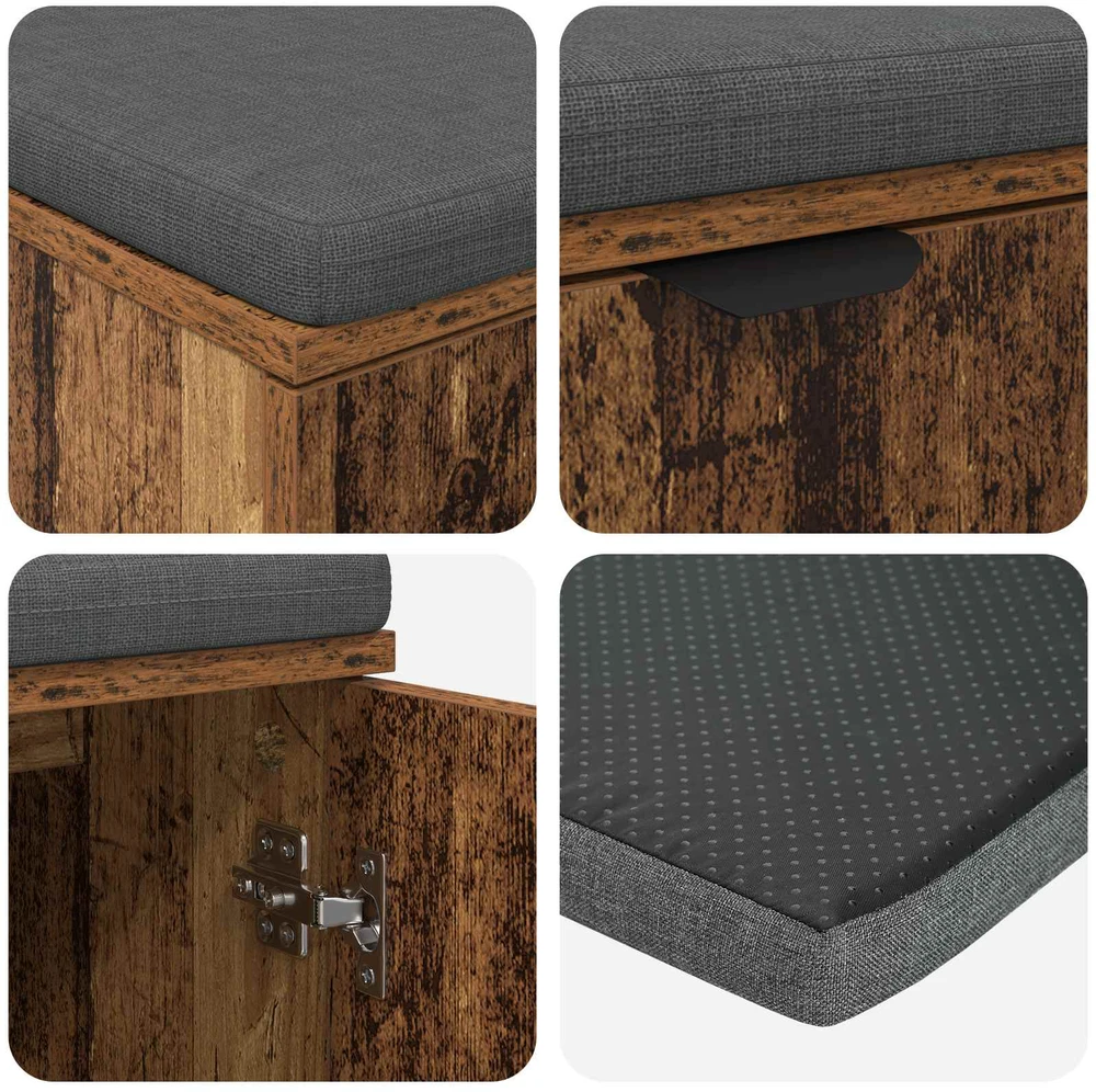 Koridoriaus suolas su pagalve Senas medis 80 x 38 x 46 cm