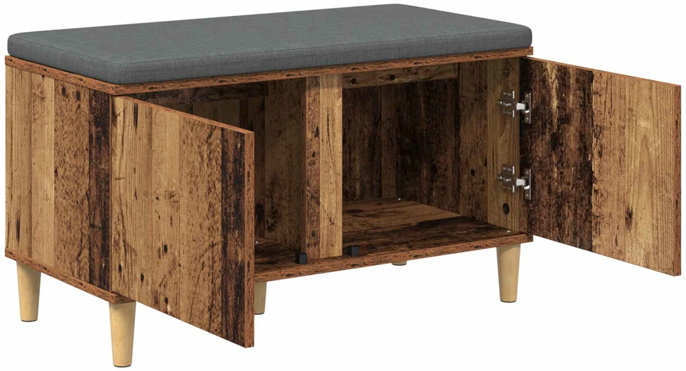 Koridoriaus suolas su pagalve Senas medis 80 x 38 x 46 cm
