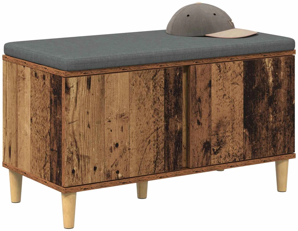 Koridoriaus suolas su pagalve Senas medis 80 x 38 x 46 cm