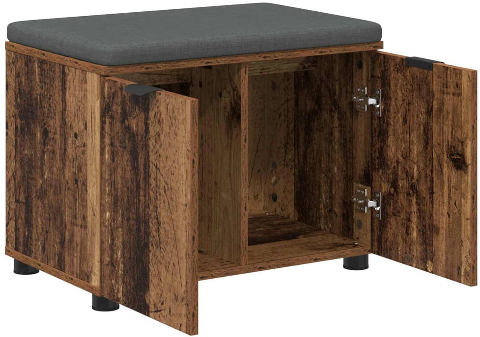 Koridoriaus suolas su pagalve Senas medis 60 x 38 x 46 cm