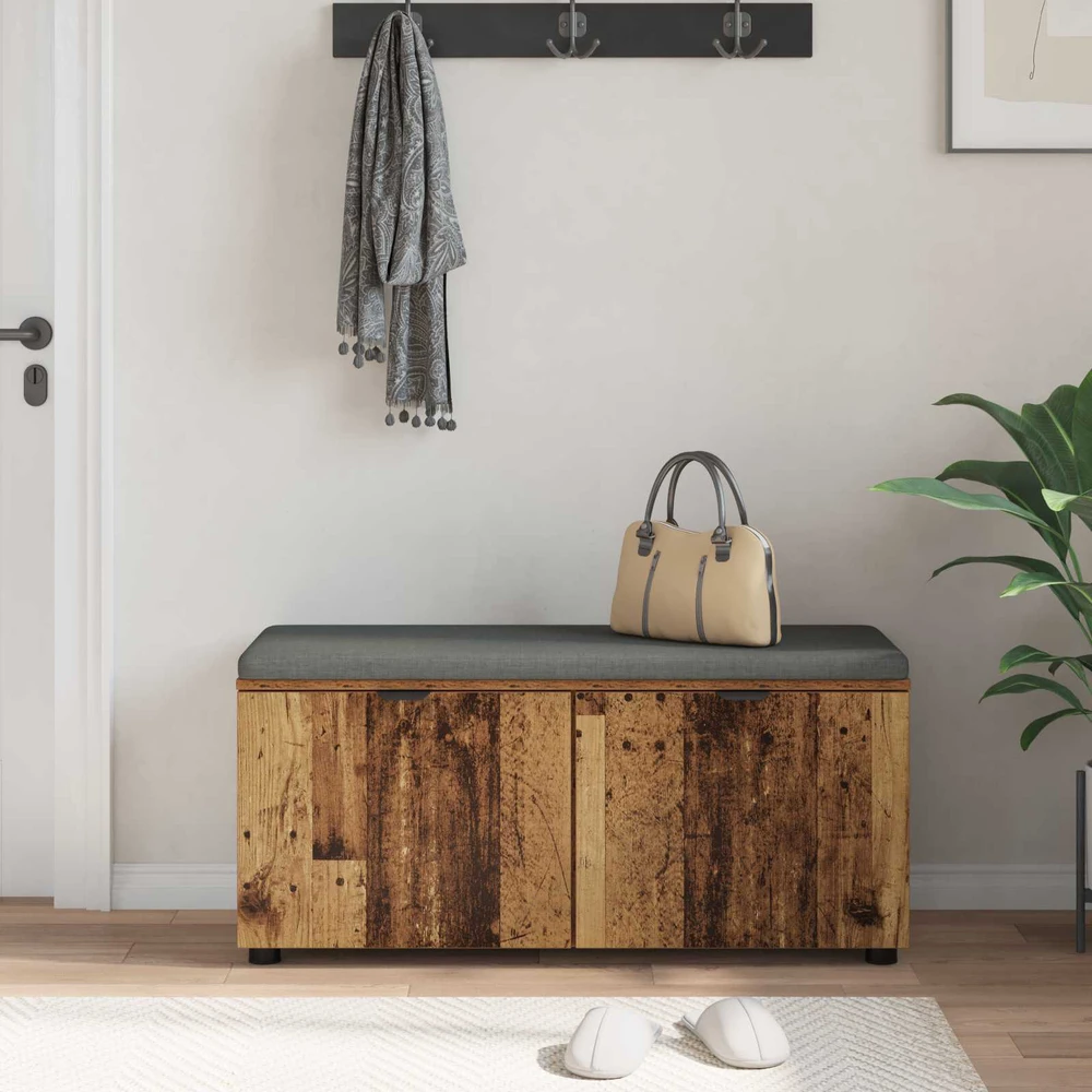 Koridoriaus suolas su pagalve Senas medis 100 x 38 x 46 cm