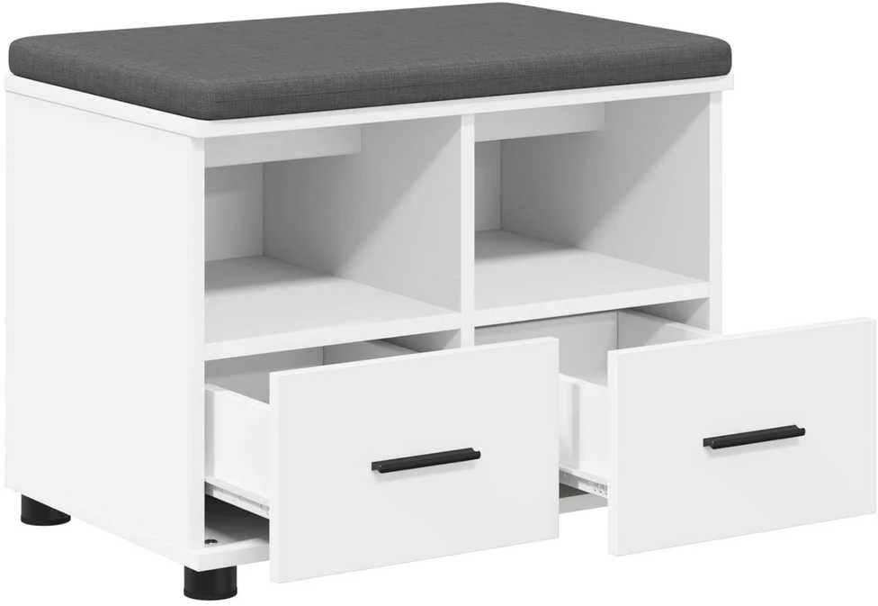 Koridoriaus suolas Baltas 60 x 38 x 46 cm