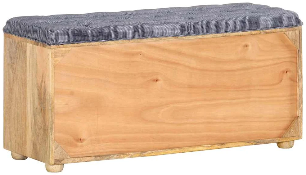 Koridoriaus suoliukas, 100x35x47cm, mango medienos masyvas