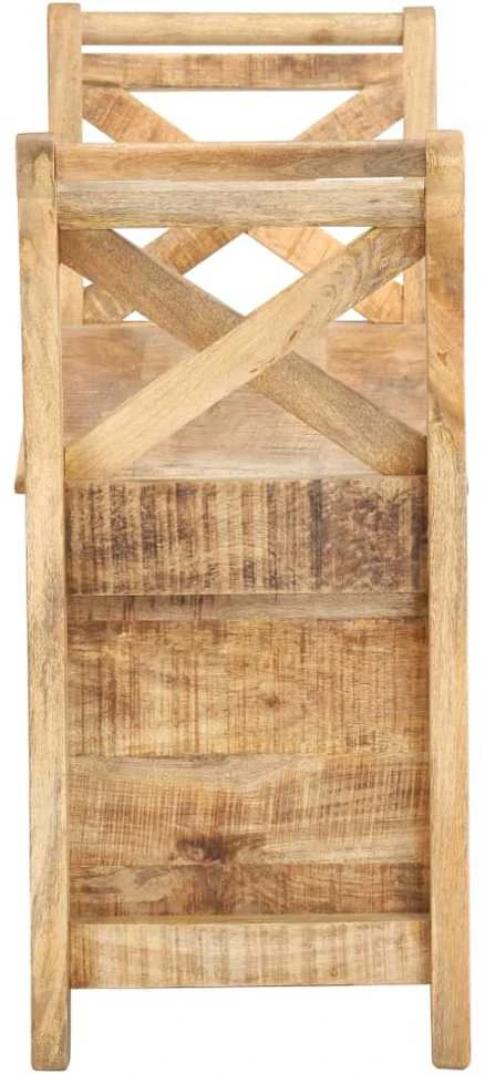 Koridoriaus suoliukas, 103x33x72cm, mango medienos masyvas