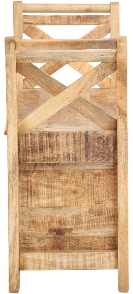 Koridoriaus suoliukas, 103x33x72cm, mango medienos masyvas