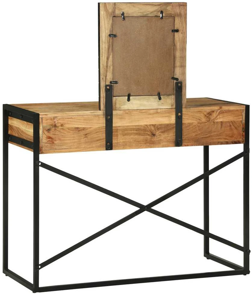 Makiažo stalas Ruda 100 x 40 x 120 cm Kietos akacijos mediena