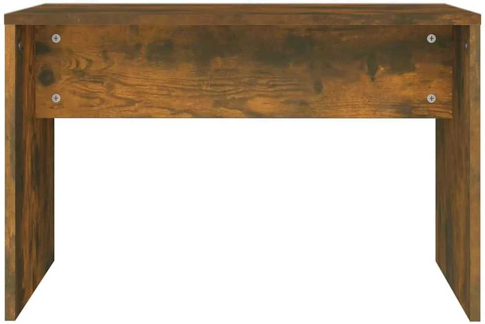 Kosmetinio staliuko kėdutė, dūminio ąžuolo, 70x35x45cm, mediena