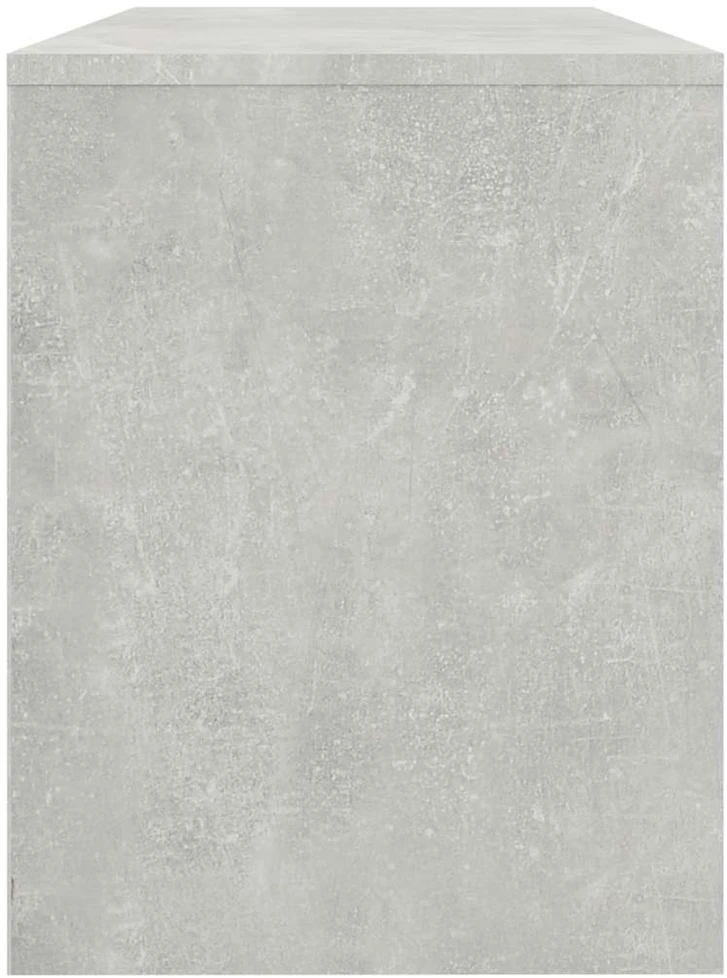 Kosmetinio staliuko kėdutė, pilka, 70x35x45cm, apdirbta mediena