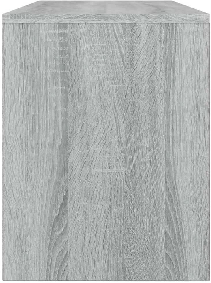 Kosmetinio staliuko kėdutė, pilka ąžuolo, 70x35x45cm, mediena