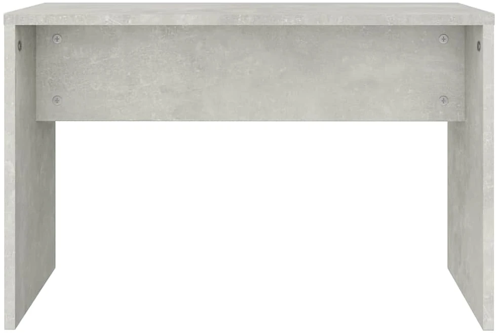Kosmetinio staliuko komplektas, betono pilkas, 74,5x40x141cm