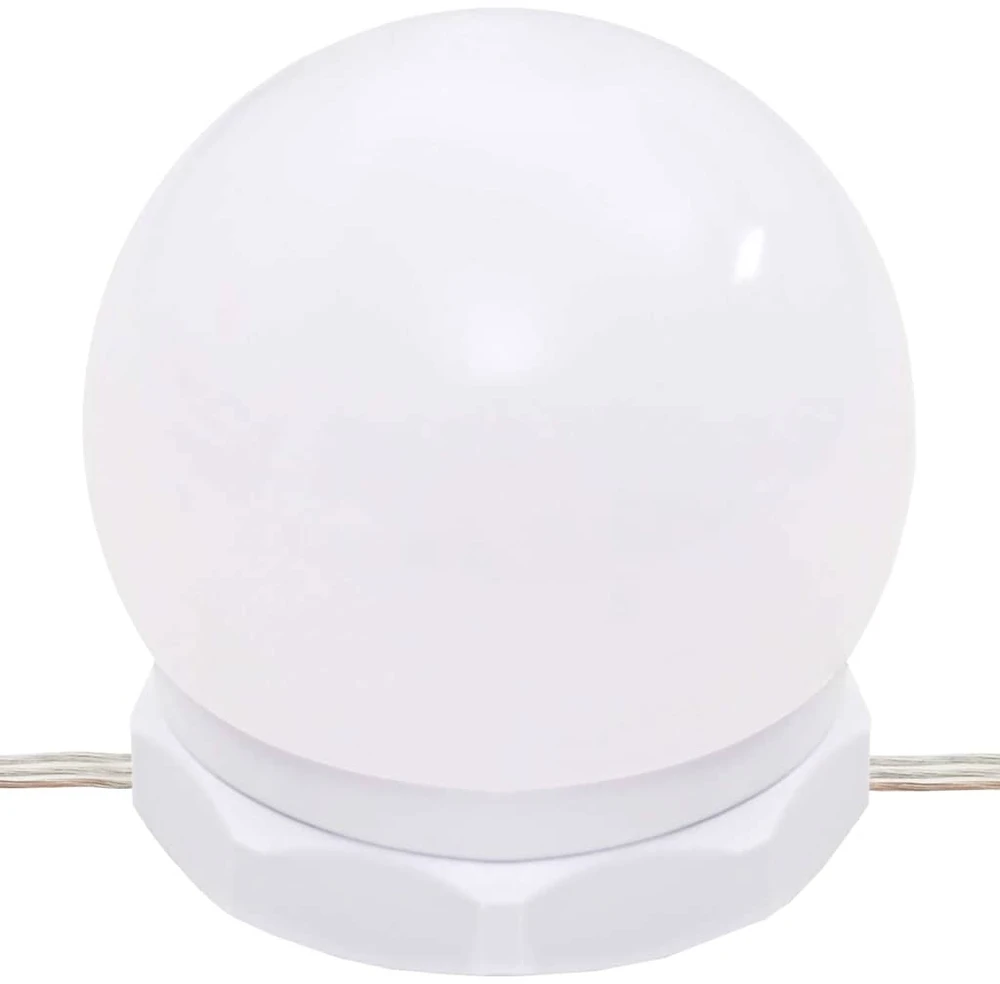 Kosmetinio staliuko komplektas su LED, rudas ąžuolo, mediena