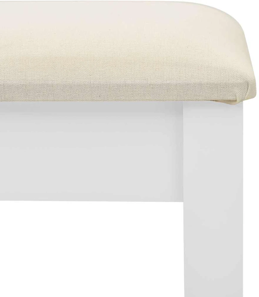 Kosmetinis staliukas, baltas, 65x36x128cm, paulovnija ir MDF