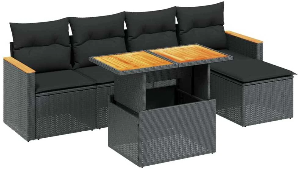 Kosmetinis staliukas su LED apšvietimu, juodas, 74,5x40x141cm