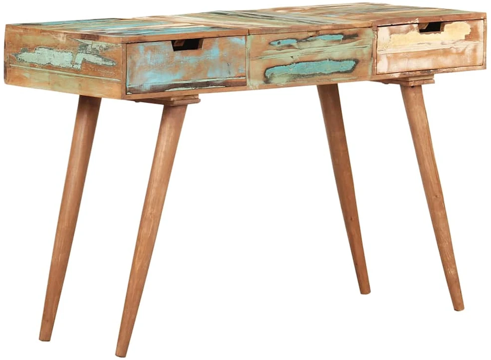 Kosmetinis staliukas su veidrodžiu, 112x45x76cm, mediena