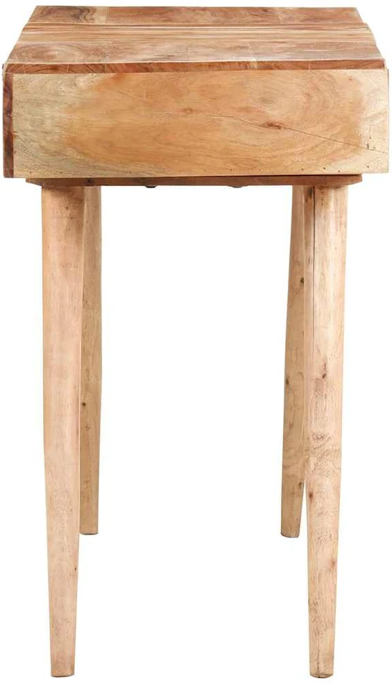 Kosmetinis staliukas su veidrodžiu, 112x45x76cm, akacija