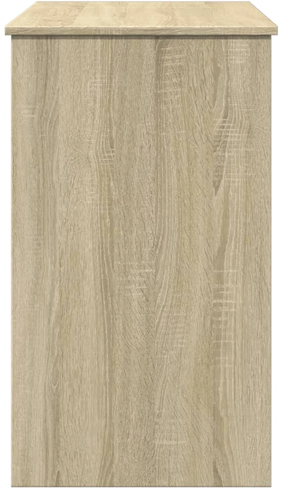 Kosmetinis staliukas su veidrodžiu, ąžuolo, 100x45x76cm