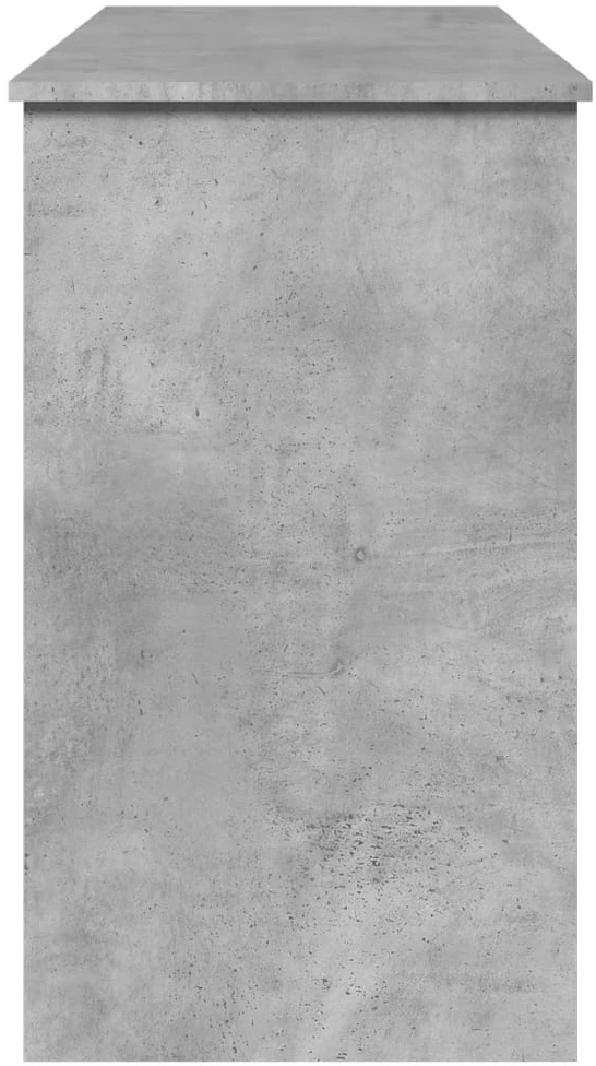 Kosmetinis staliukas su veidrodžiu, betono, 100x45x76cm