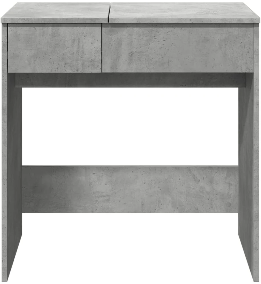 Kosmetinis staliukas su veidrodžiu, betono, 73x46,5x120cm
