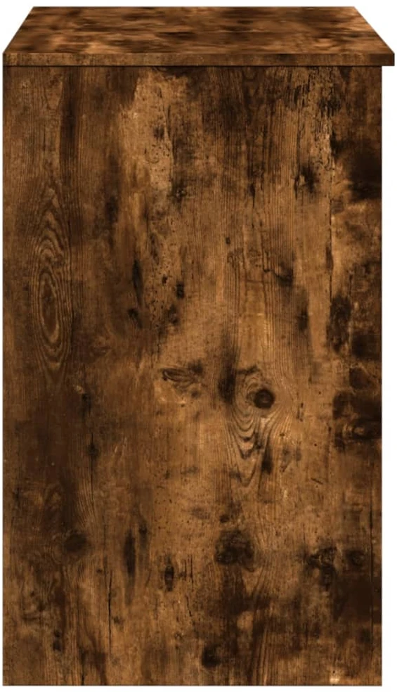 Kosmetinis staliukas su veidrodžiu, dūminis, 73x46,5x120cm