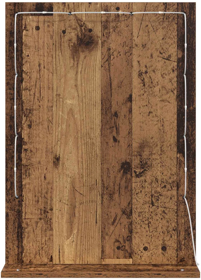 Kosmetinis veidrodis Senas medis 70 x 50 x 18 cm Stačiakampio