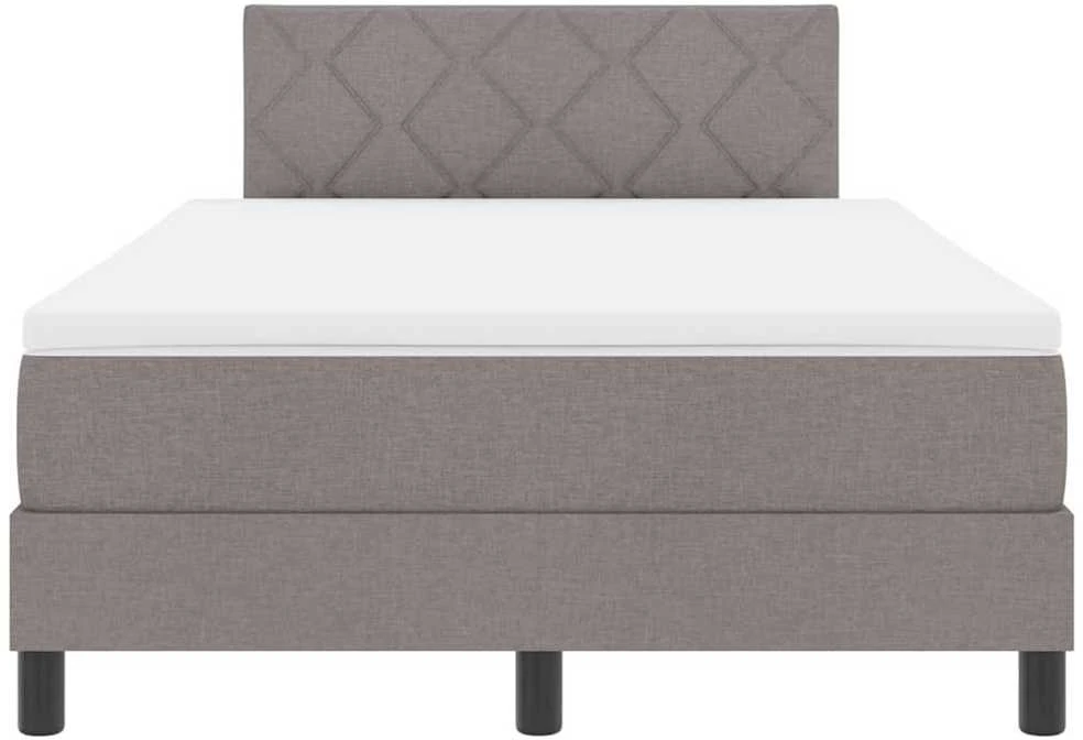 Kiemas lova su LED juostelėmis Tortora 120 x 190 cm audinys