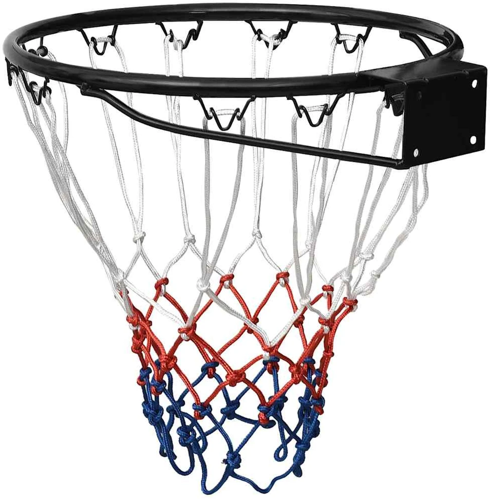Krepšinio lankas, juodos spalvos, 39cm, plienas