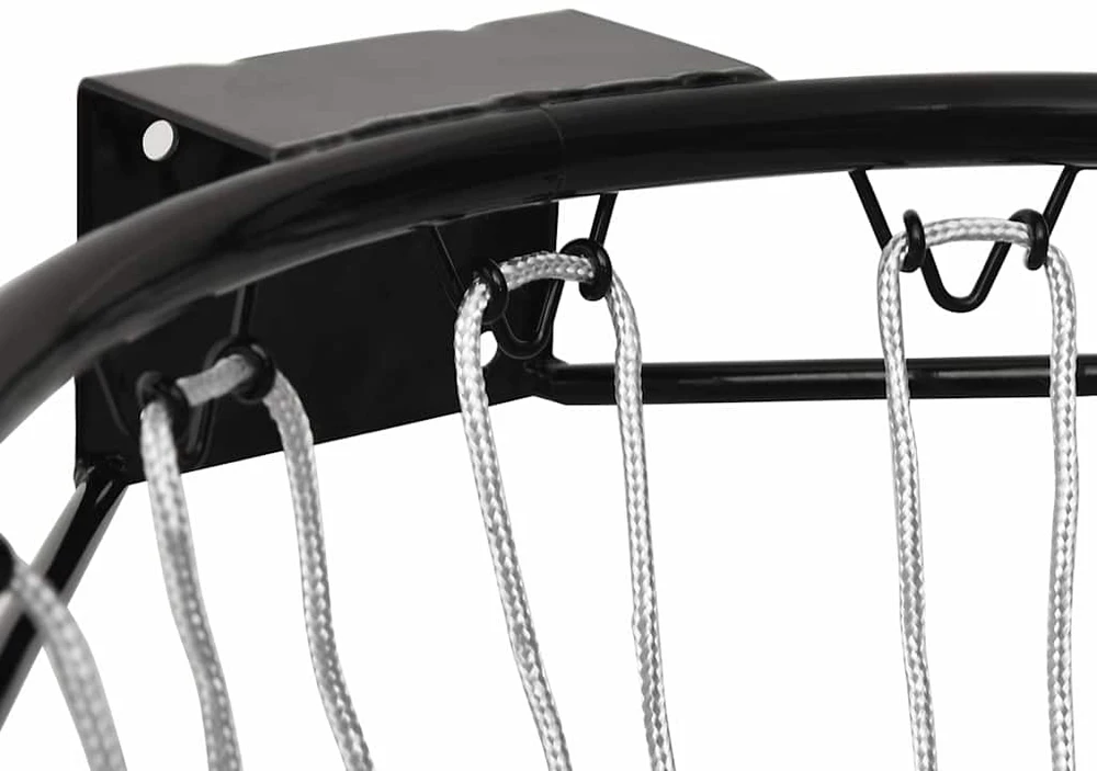 Krepšinio lankas, juodos spalvos, 39cm, plienas