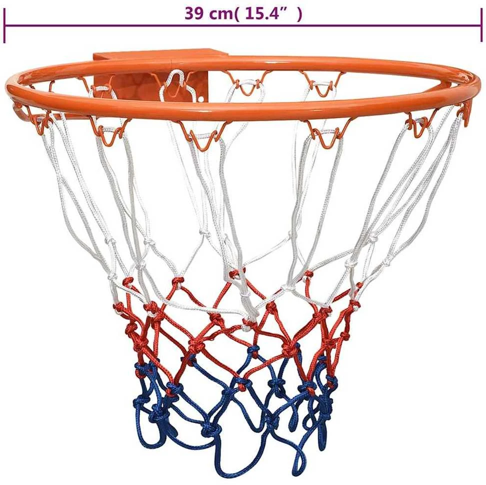 Krepšinio lankas, oranžinės spalvos, 39cm, plienas