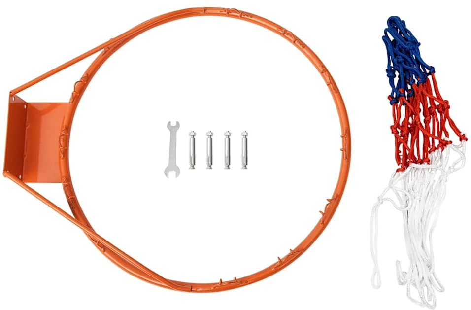 Krepšinio lankas, oranžinės spalvos, 39cm, plienas