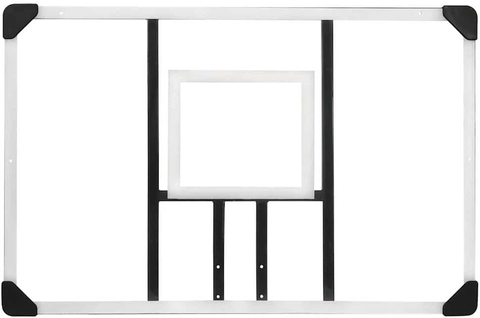 Krepšinio lenta, skaidri, 106x69x3cm, polikarbonatas