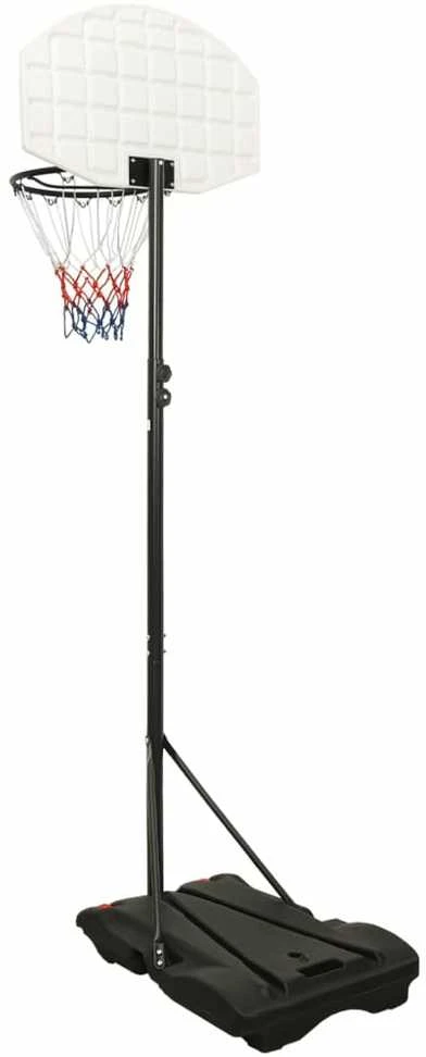 Krepšinio stovas, baltos spalvos, 216–250cm, polietilenas