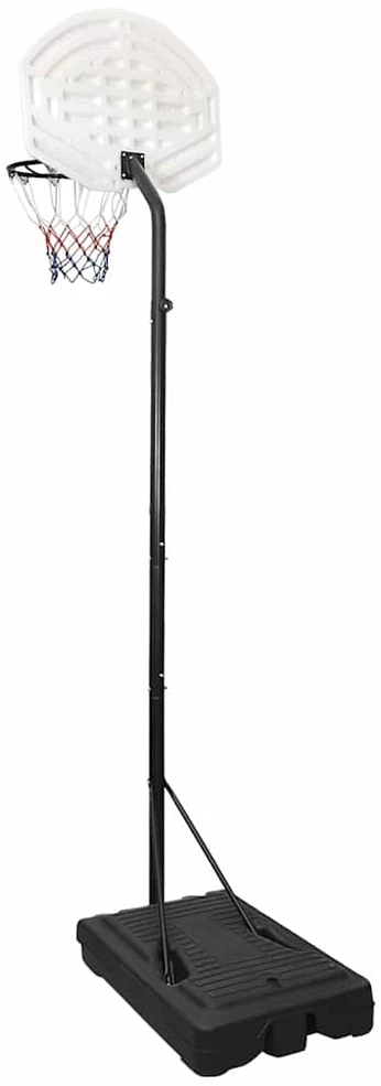 Krepšinio stovas, baltos spalvos, 282–352cm, polietilenas