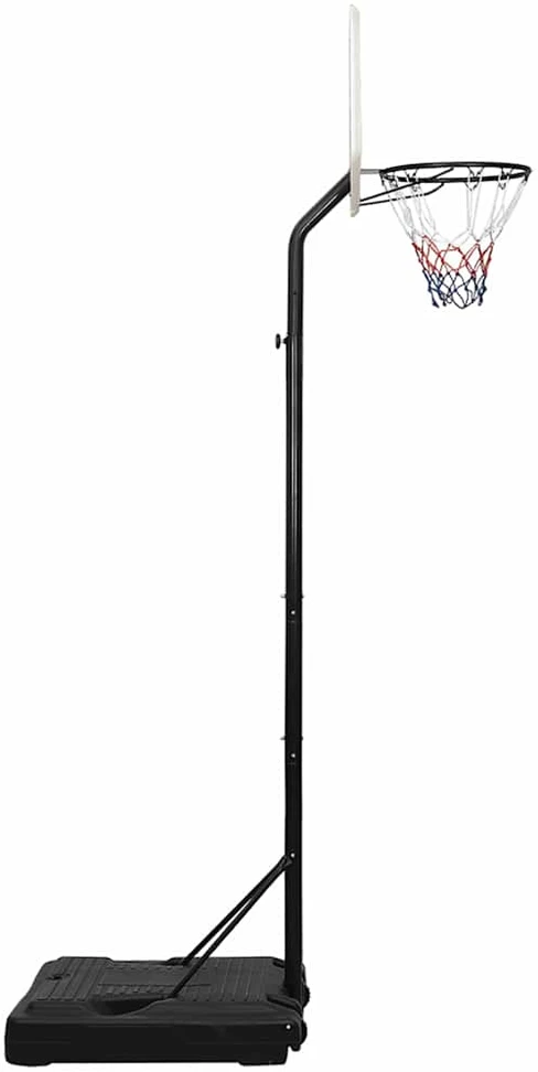 Krepšinio stovas, baltos spalvos, 282–352cm, polietilenas