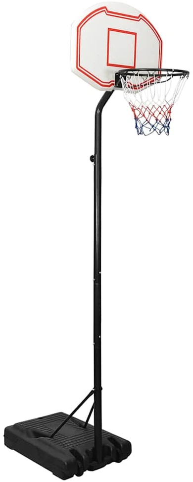 Krepšinio stovas, baltos spalvos, 282–352cm, polietilenas