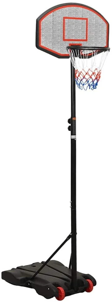 Krepšinio stovas, juodos spalvos, 216–250cm, polietilenas