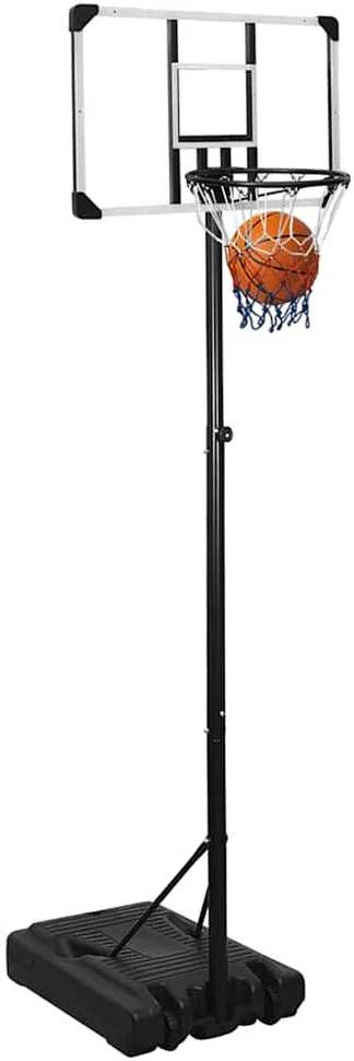 Krepšinio stovas, skaidrus, 235–305cm, polikarbonatas
