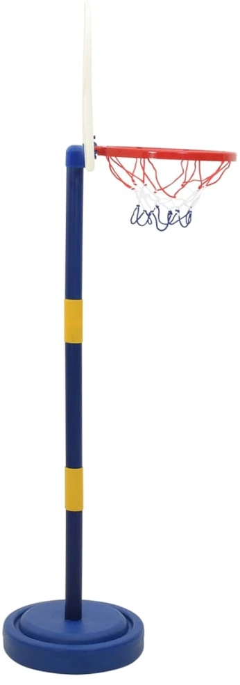 Krepšinio stovas su kamuoliu/pompa, 90/121cm