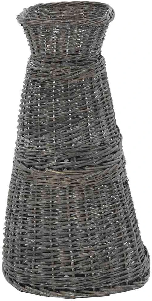Krepšių katėms rinkinys, 3 dalių, pilkas, 47x34x60cm, gluosnis