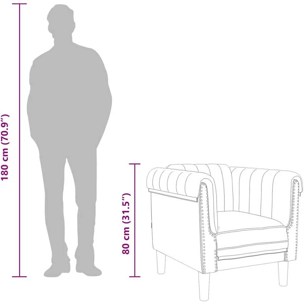 Sofa Krėslas, geltonos spalvos, aksomas