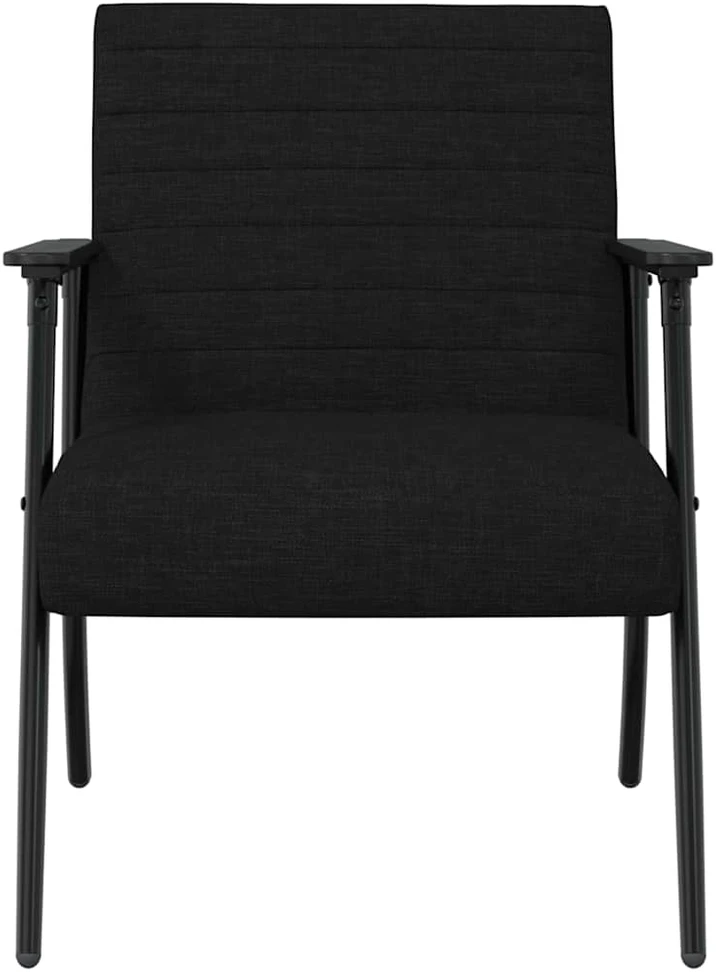 Fotelis krėslas Juoda 59 x 75 x 78 cm audinys