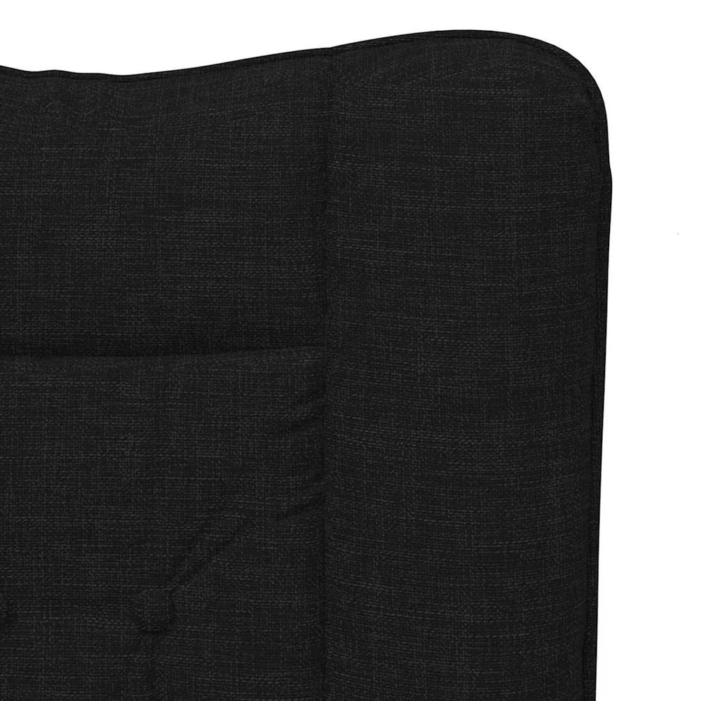 Fotelis krėslas Juoda 63 x 67 x 94 cm Audinys ir fanera