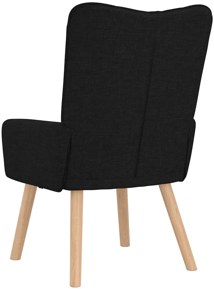 Fotelis krėslas Juoda 63 x 67 x 94 cm Audinys ir fanera